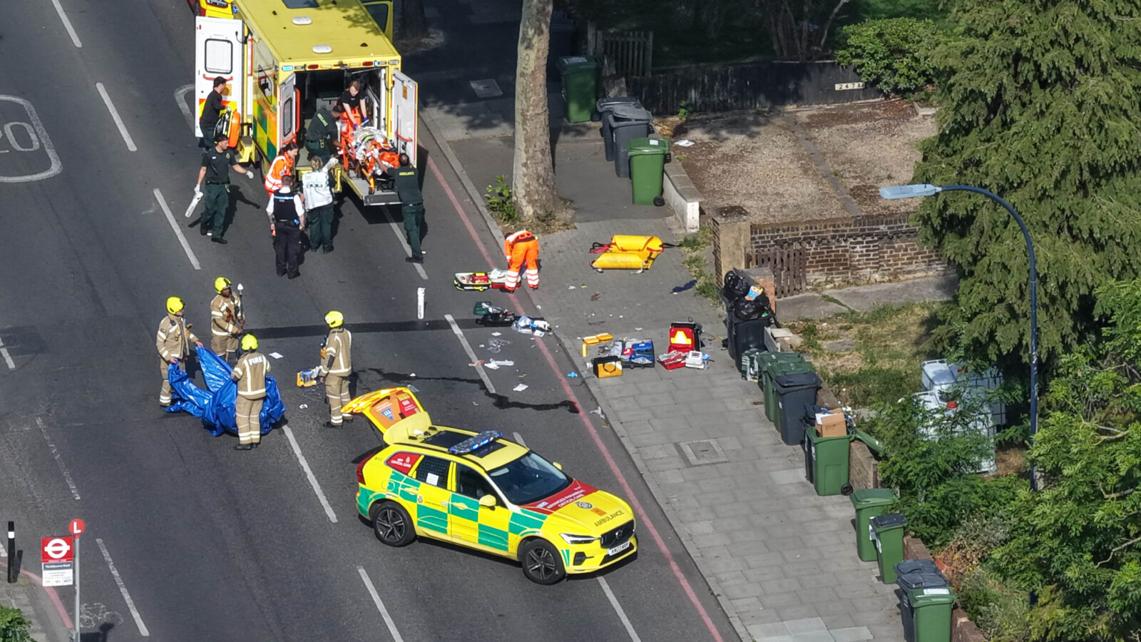 Man in Critical Condition After Explosives Threat Standoff in Catford