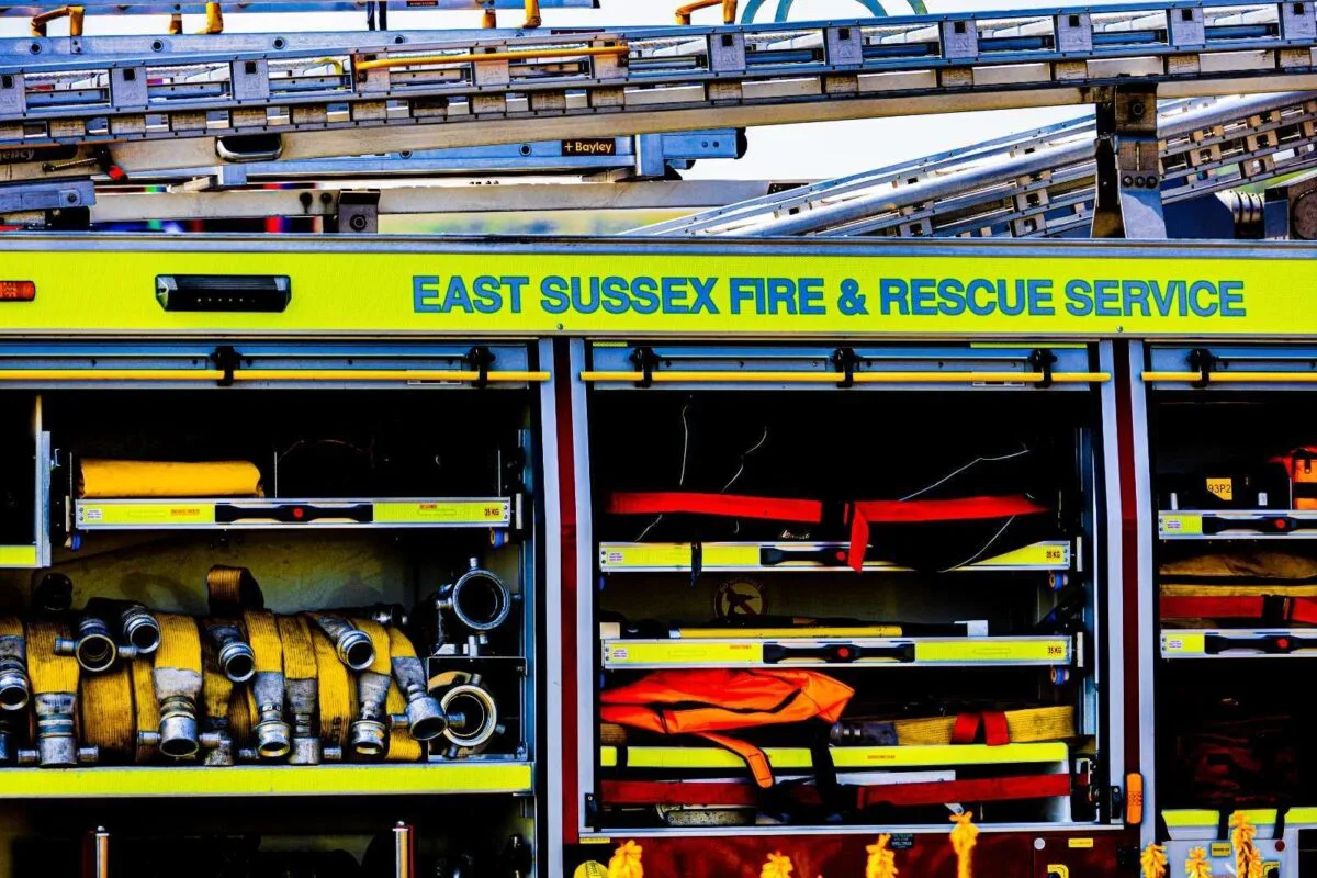 Firefighters Tackle Roof Blaze at Fairlight Home in East Sussex