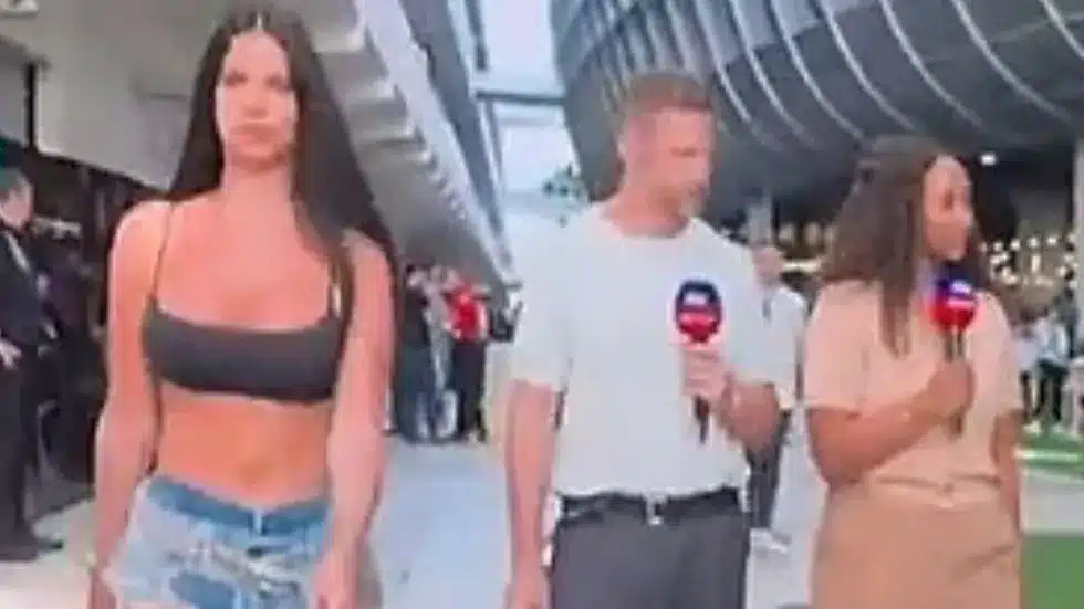 F1 Cameraman ‘Forgets He’s Live’ As He’s Distracted By Croatian Model At Miami GP