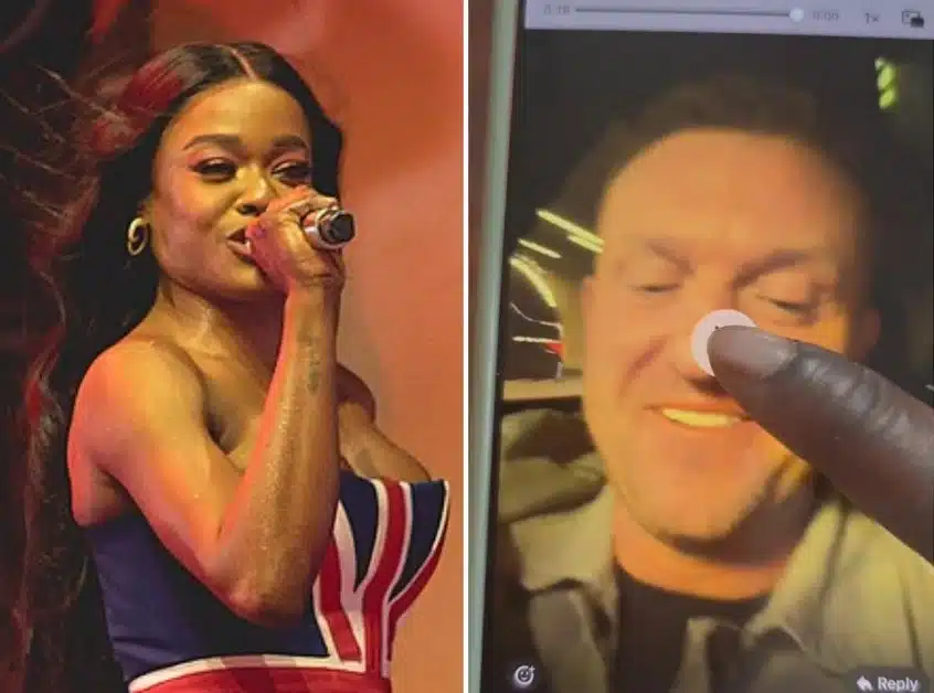 Azealia Banks Leaks Video of Tommy Robinson’s Bizarre Tripod Claim