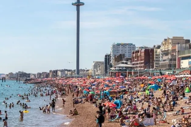 Over 20 Tonnes of Rubbish Cleared From Brighton Seafront in Bank Holiday Weekend