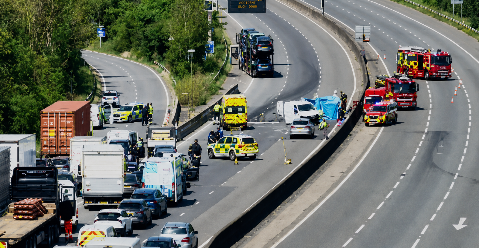 Serious M25 Collision Near Bletchingley Sparks Witness Appeal