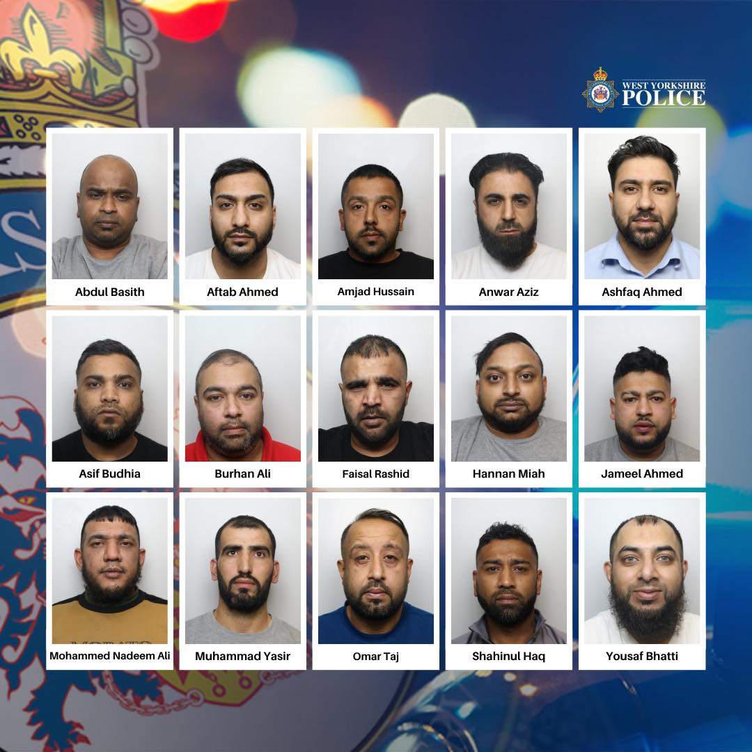 Fifteen Men Jailed for Child Sexual Abuse in Bradford After Police Appeal