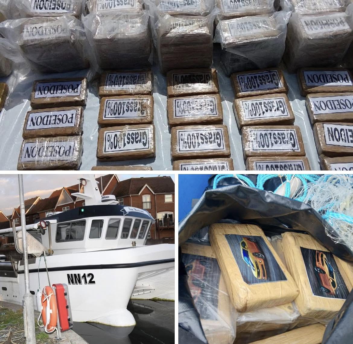 Five Men Held After £34m Cocaine Haul Seized Off Eastbourne Coast