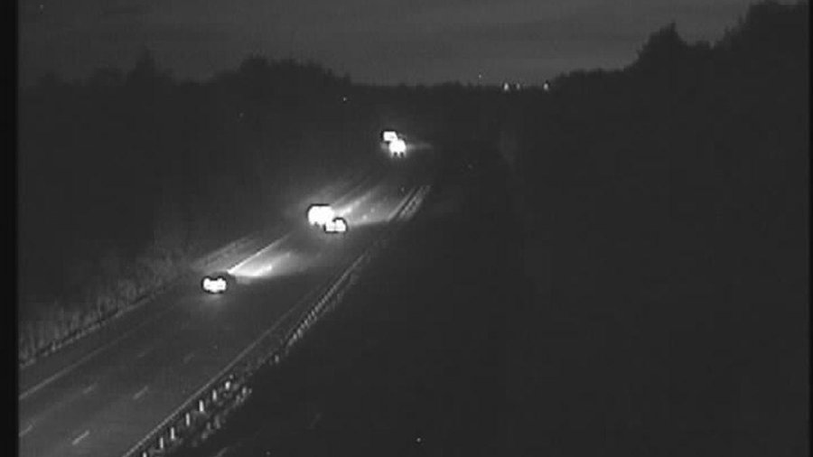 M40 Southbound Closed Overnight Near Henley After Collision