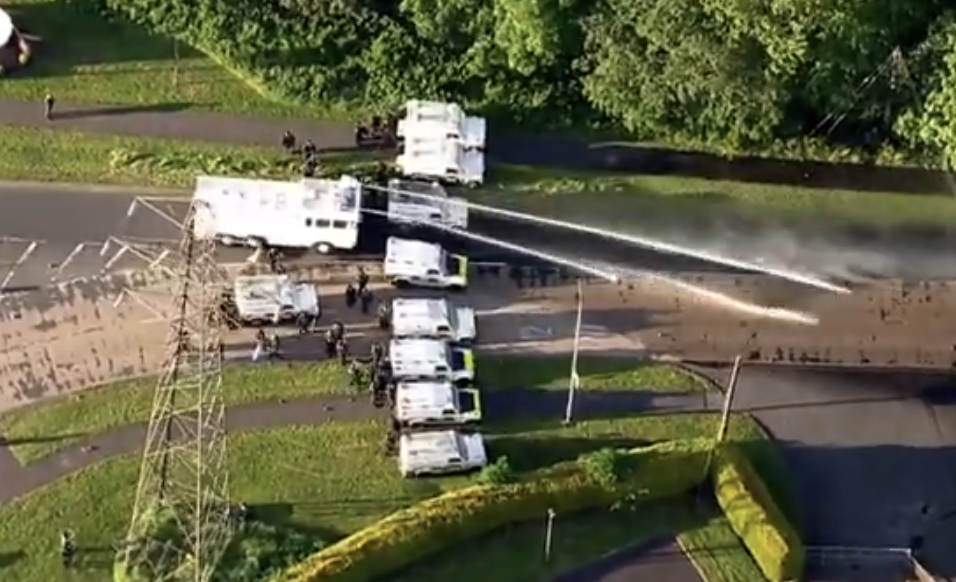 Water Cannon Used as Belfast Riots Follow Belfast Stabbing