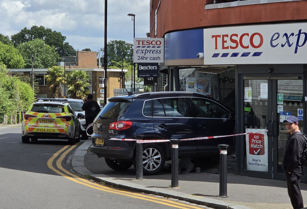 Woman Charged After Car Hits Tesco Express in Sydenham