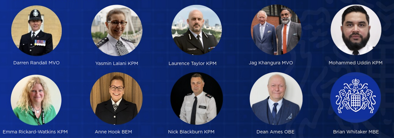 Ten Met Officers Honoured in King’s Birthday Awards for Protecting London