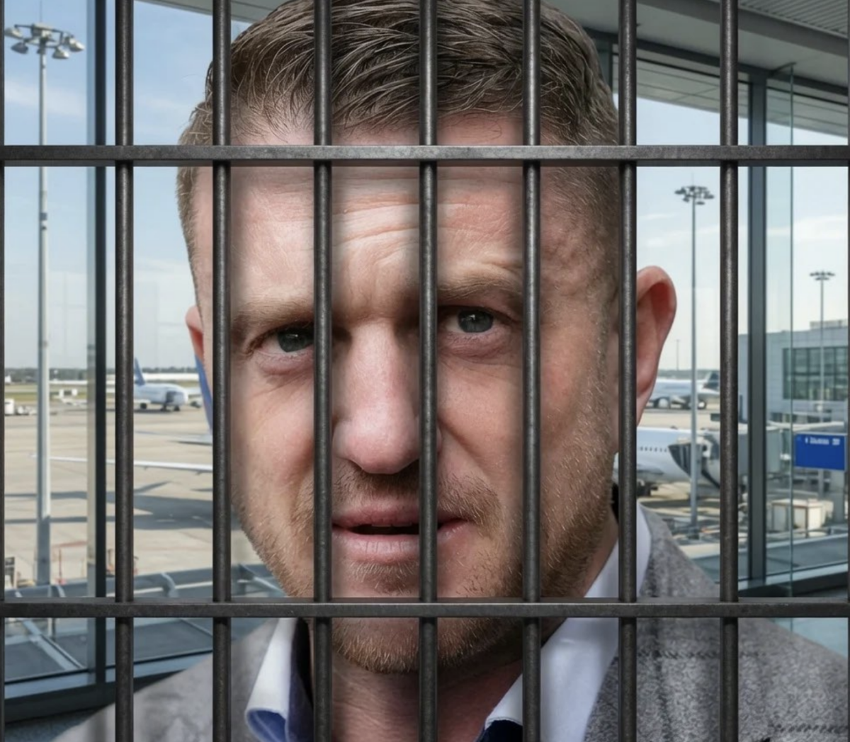 Tommy Robinson Detained at Heathrow Under Counter-Terror Law