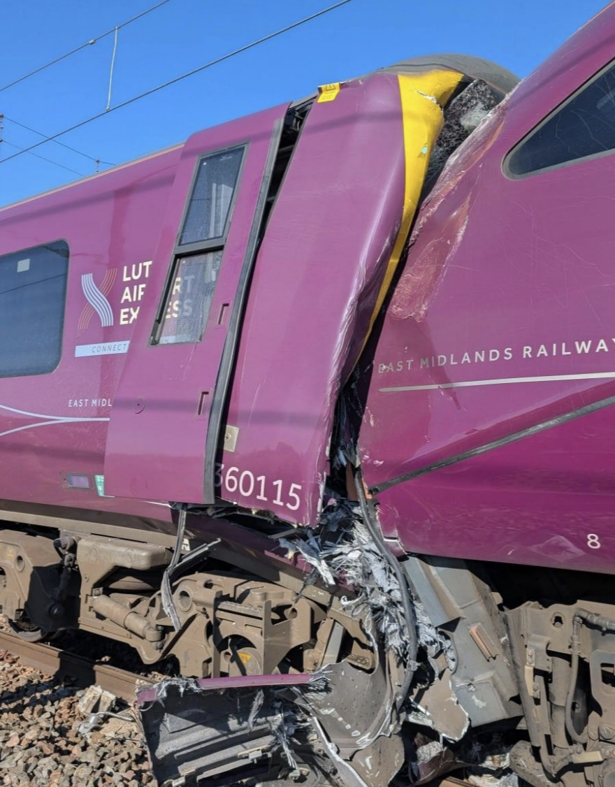 Major Rail Incident Near Bedford as Two Passenger Trains Reportedly Collide