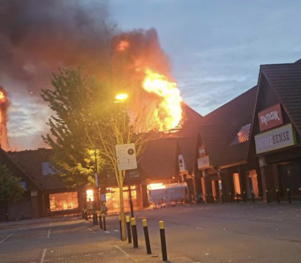 Two Boys Arrested Over Suspected Arson at Thurmaston Shopping Centre