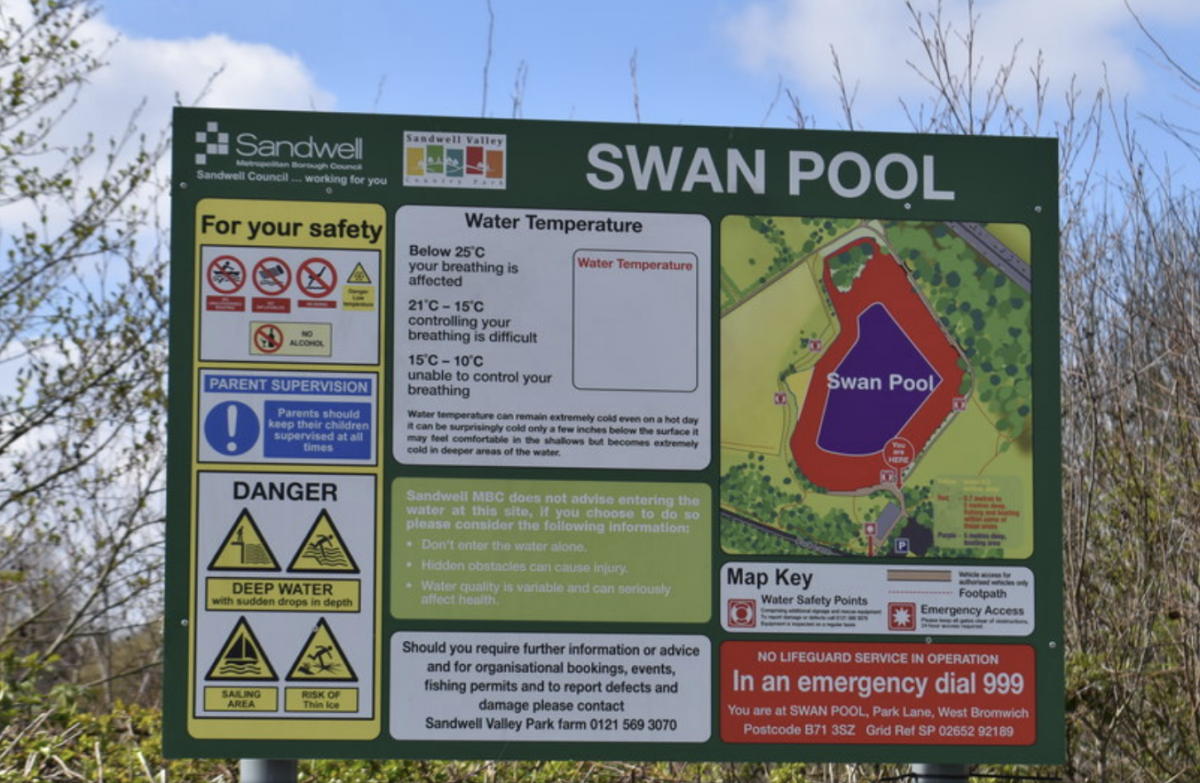 Woman Dies After Water Incident at Swan Pool West Bromwich