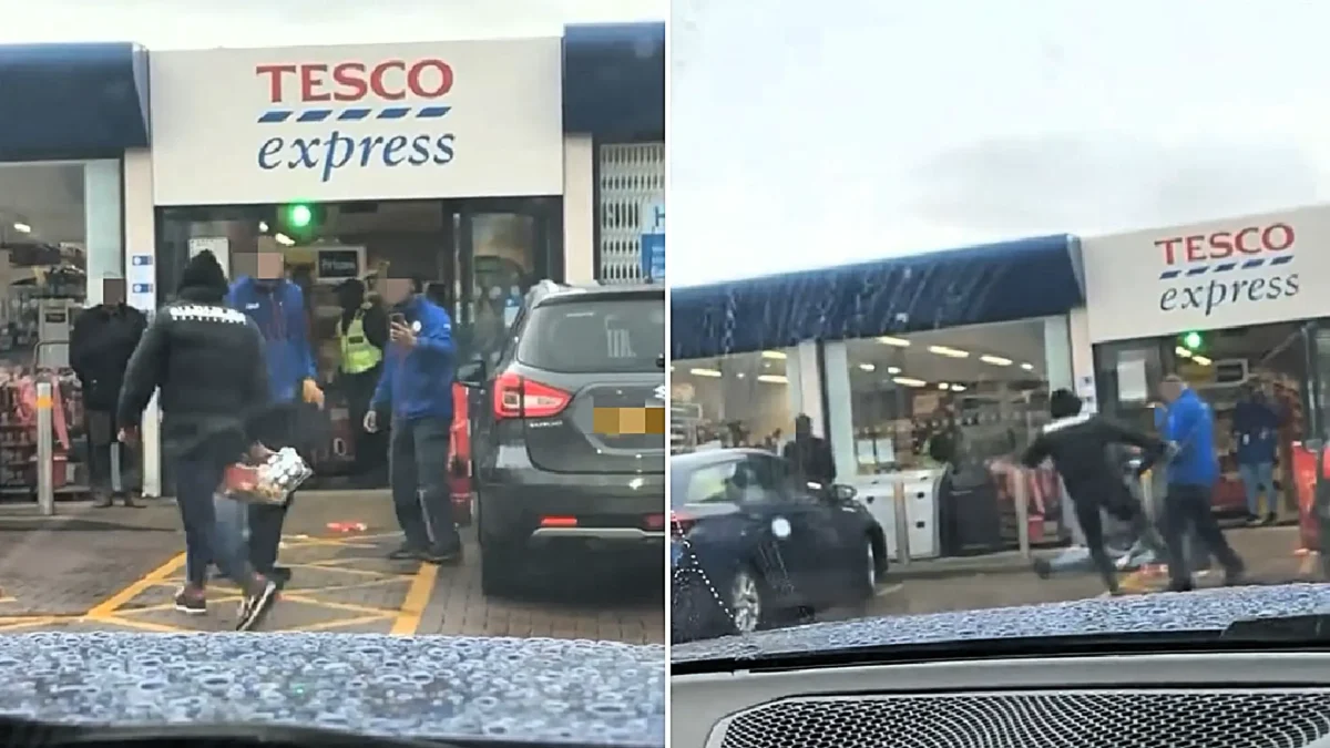 Suspected shoplifter ‘brawls with supermarket staff’ in Tesco car park