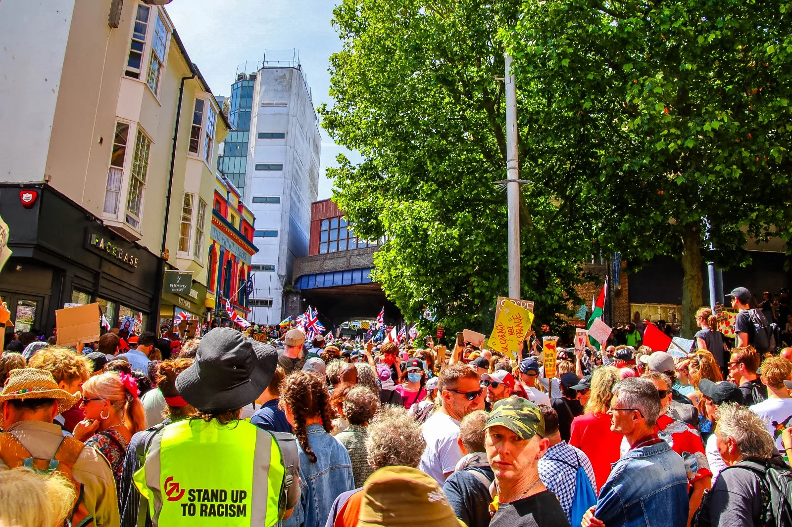 Eight Arrested as 4000-Strong Protest Hits Brighton City Centre