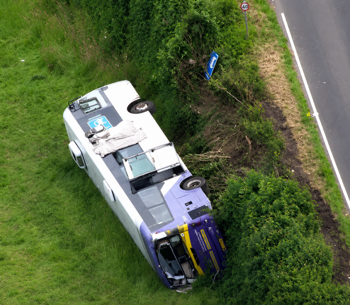 Bus Collision Closes A484 Kidwelly With Emergency Services Responding