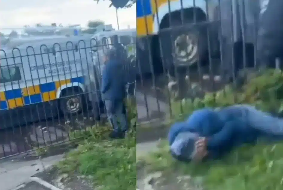 Belfast Rioter Injures Protester With Misthrown Brick During Unrest