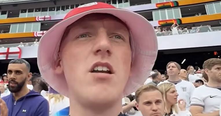 Angry Ginge Threatened After Calling Out Racist Fan At England vs Ghana