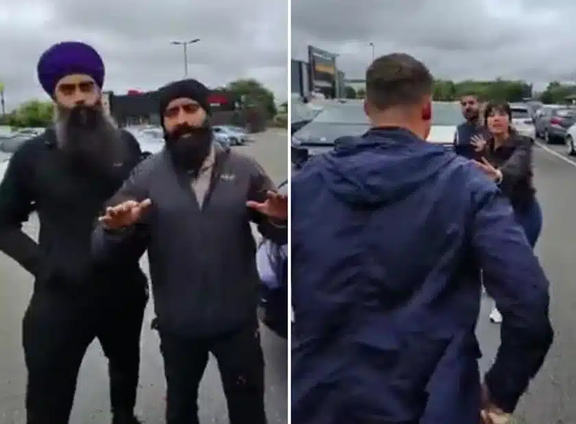 Sikh Heroes Stop Car Park Racial Clash in Birmingham