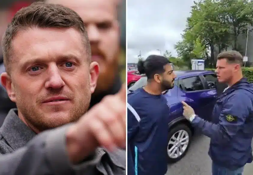 Tommy Robinson Labels Ryan Ferguson Racist Over Birmingham Car Park Video