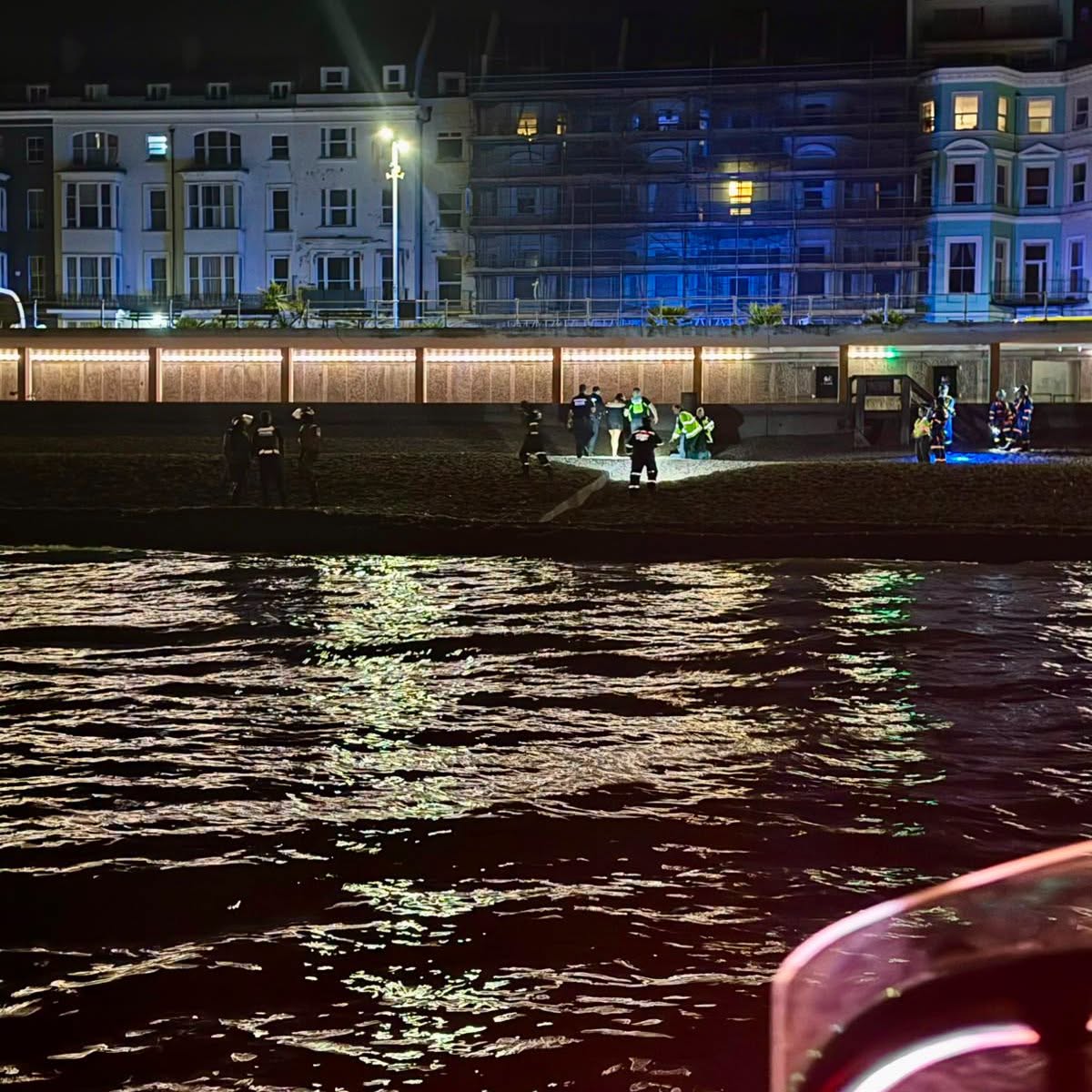Person Rescued From Sea Off Hastings After Major Overnight Search