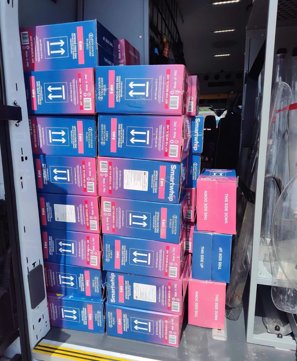 Police seize £20,000 haul of nitrous oxide in Bolton crackdown