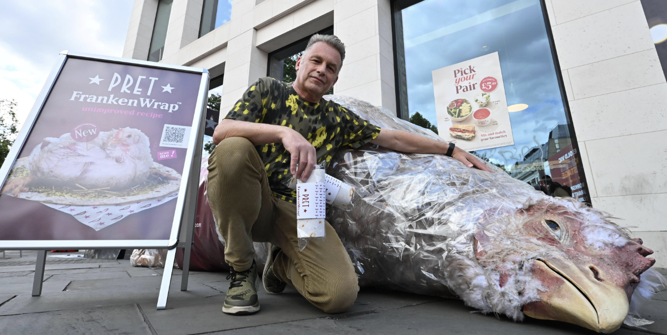 Chris Packham Leads UK Protest Against Pret A Manger Over Broken Chicken Welfare Promise