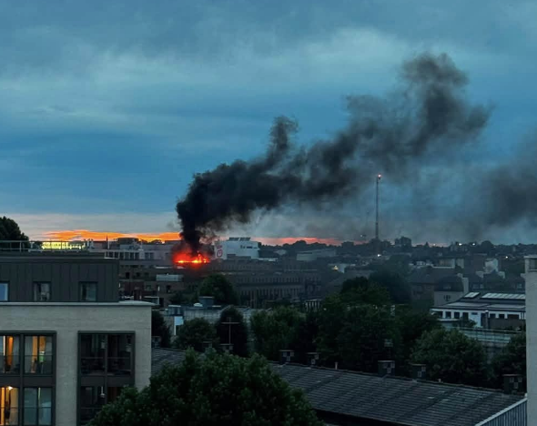 Firefighters Control Large Fire at Wood Green Mixed-Use Building
