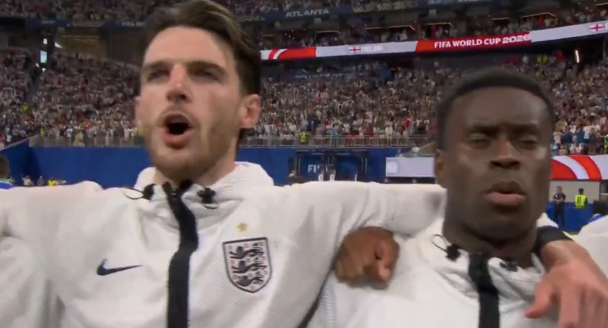 Argentina fans interrupt ‘God Save the King’ before England World Cup semi-final