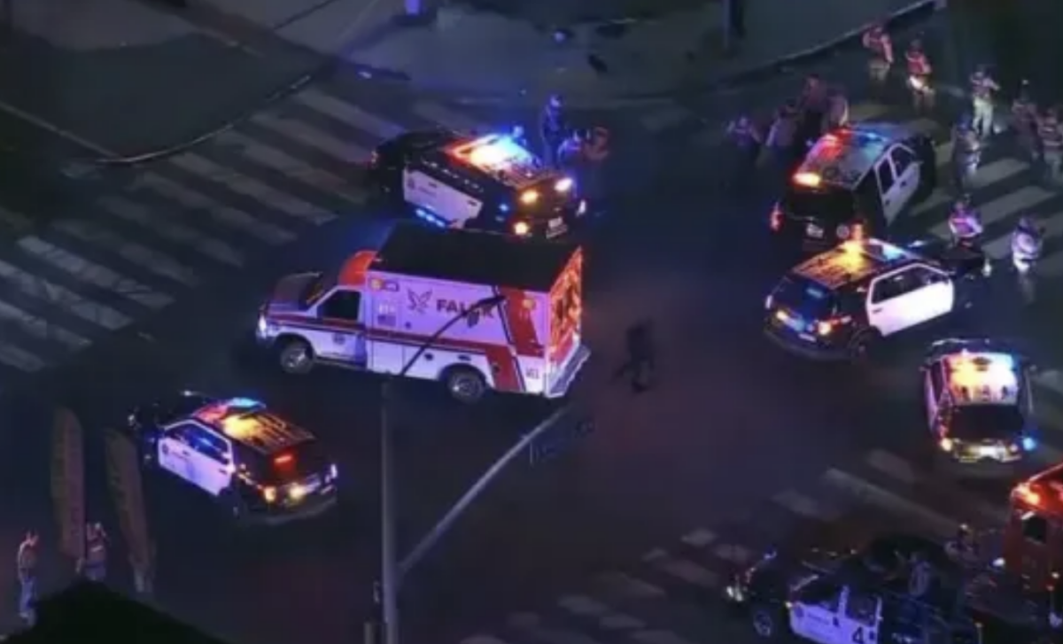 Four shot after gunman opens fire during World Cup celebrations in Los Angeles