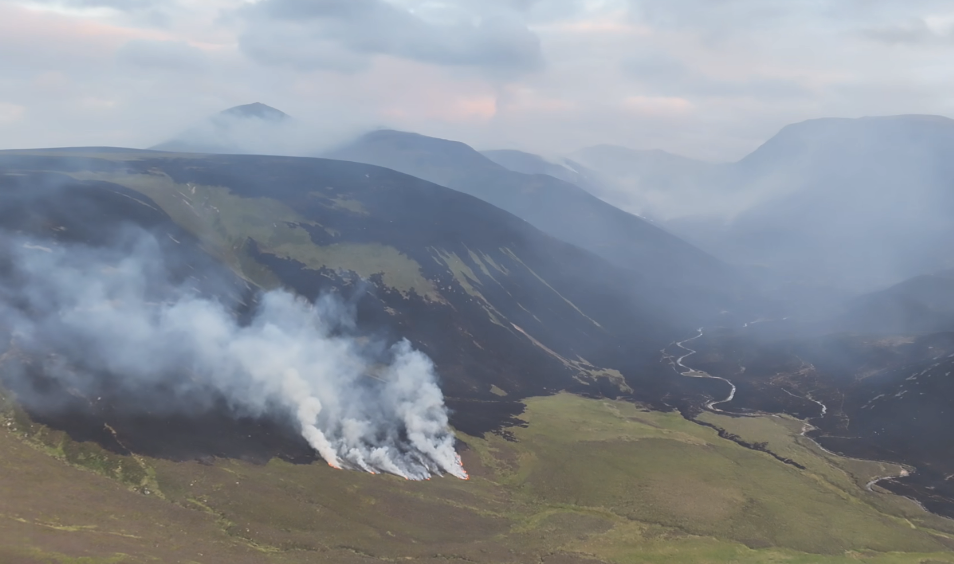More Than 75 Firefighters Continue Battle Against Cairngorms Wildfire as Rain Helps Slow Blaze
