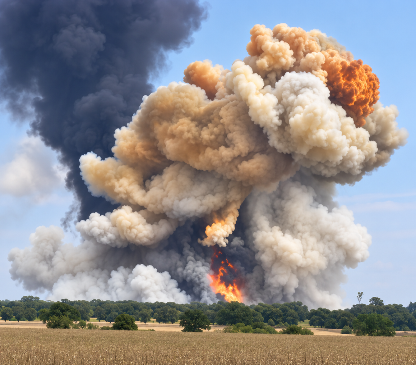 20 firefighters taken to hospital and three fire engines destroyed after massive Essex fertiliser explosion