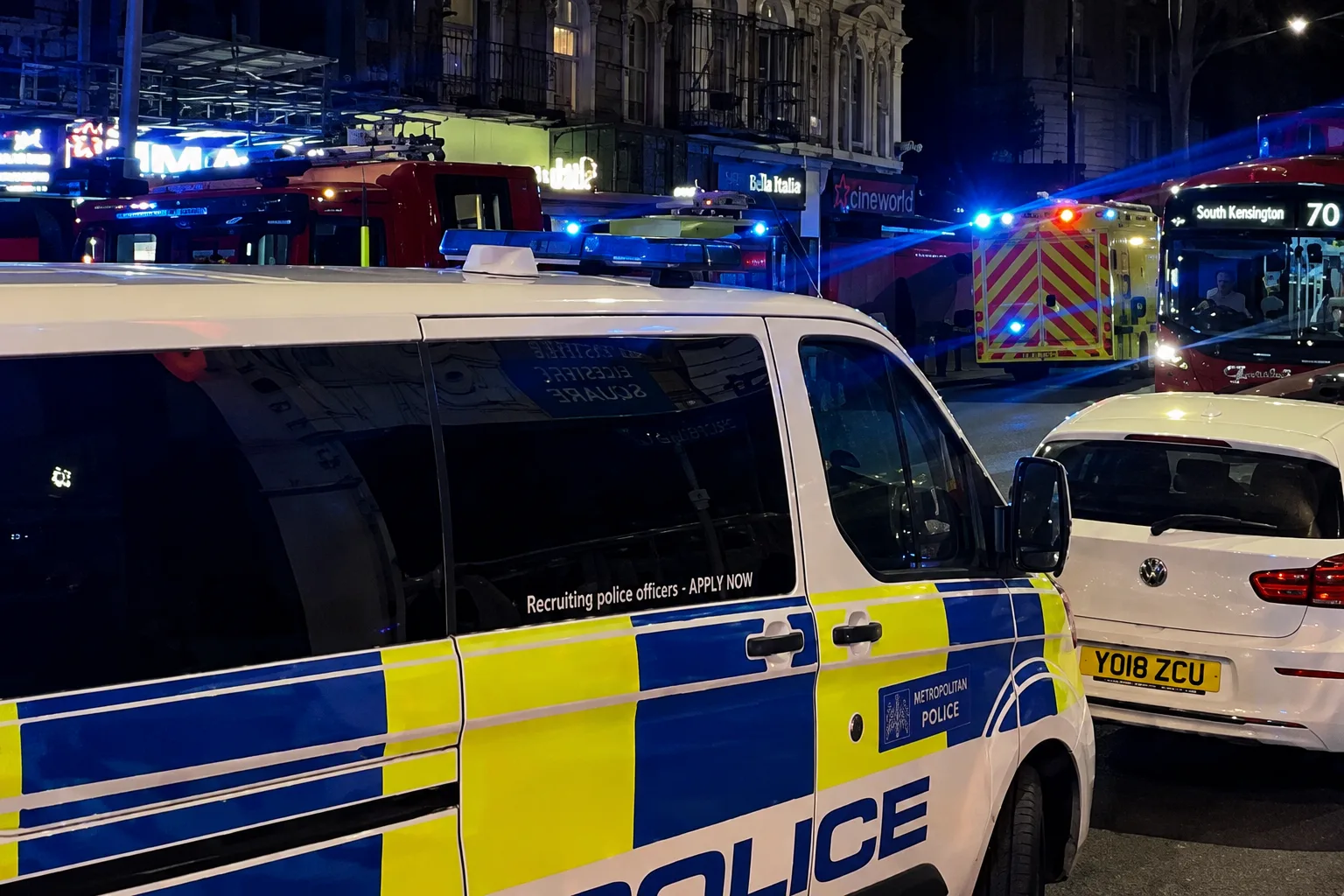 Three men injured in ‘unknown substance’ attack near Ladbroke Grove station