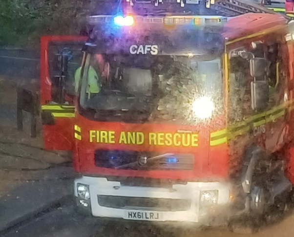 Emergency Crews Tackle Electrical Fire Near Lymington Power Substation