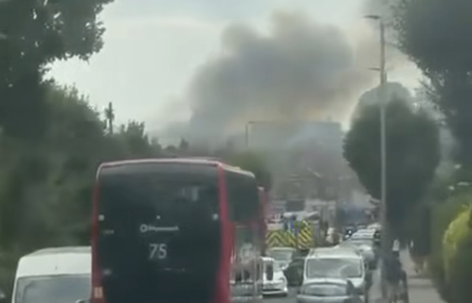 Major Fire Closes Sydenham Road as 70 Firefighters Tackle Blaze Above Shop