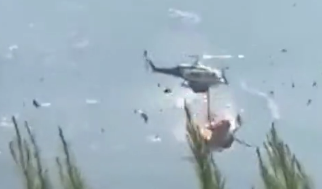 Search and Rescue Operation Launched After Two Firefighting Helicopters Collide Battling Greek Wildfire