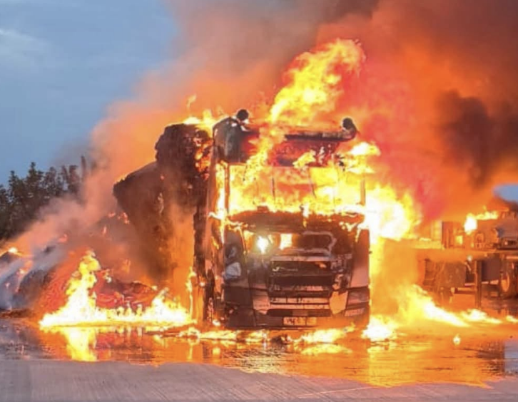 Busy night for Merseyside firefighters as crews tackle major lorry blaze and multiple emergencies