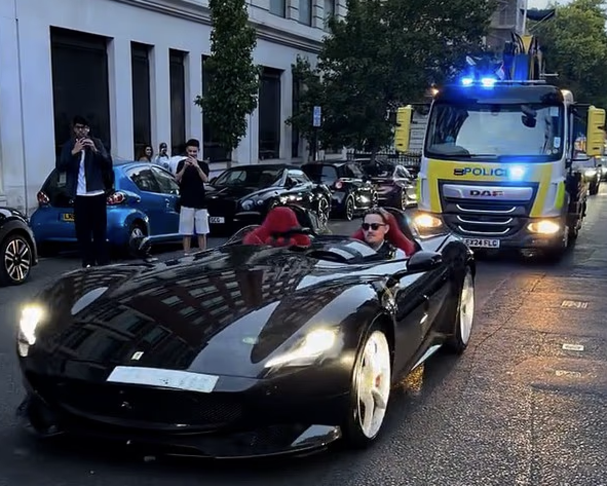 Met officer drives £3.7m Ferrari through Mayfair after rare supercar seized