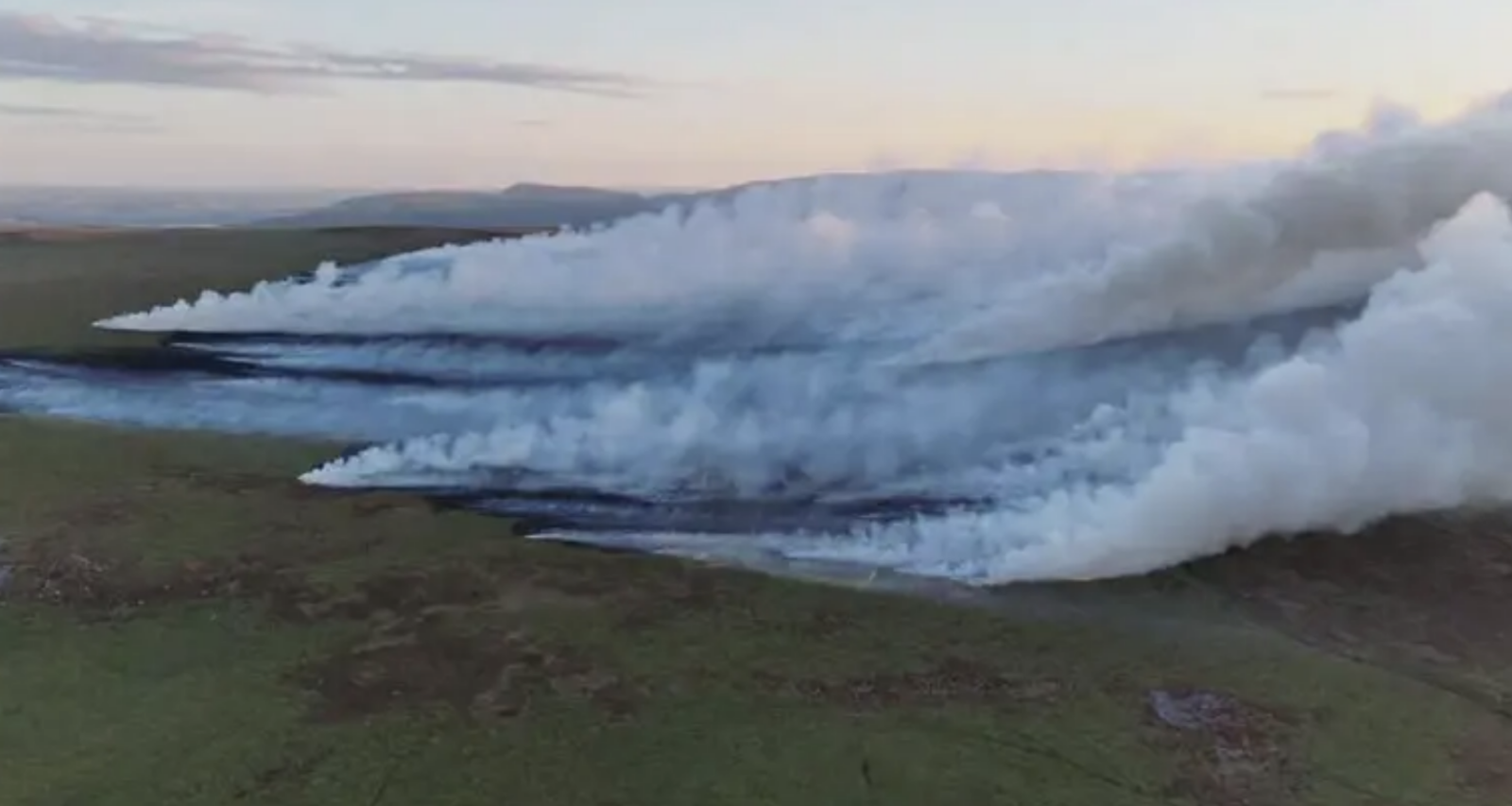 Smoke plume from huge South Wales wildfire blankets parts of Wiltshire