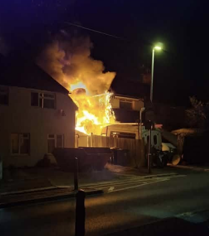 Major House Fire in New Malden as Residents Report Evacuations Over Gas Explosion Fears