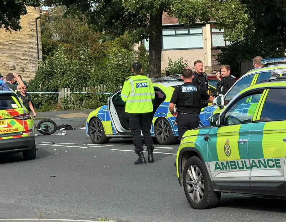 Two 17-year-olds arrested after motorcycle crash leaves teenager seriously injured in Bradford