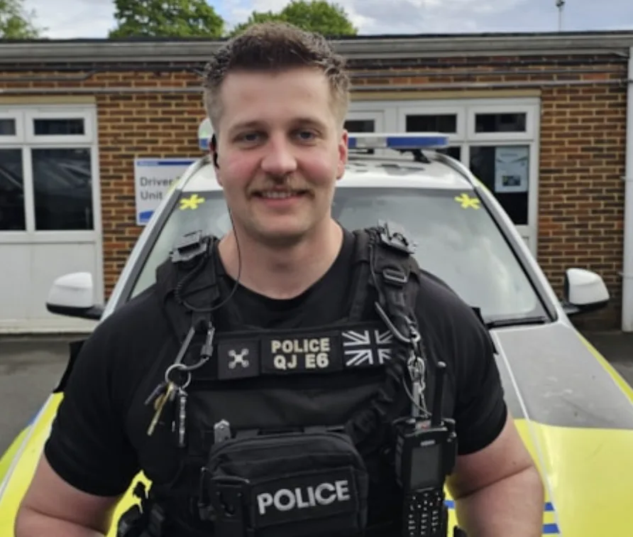 Wiltshire Police officer honoured for bravery after using bare hands to save woman on fire