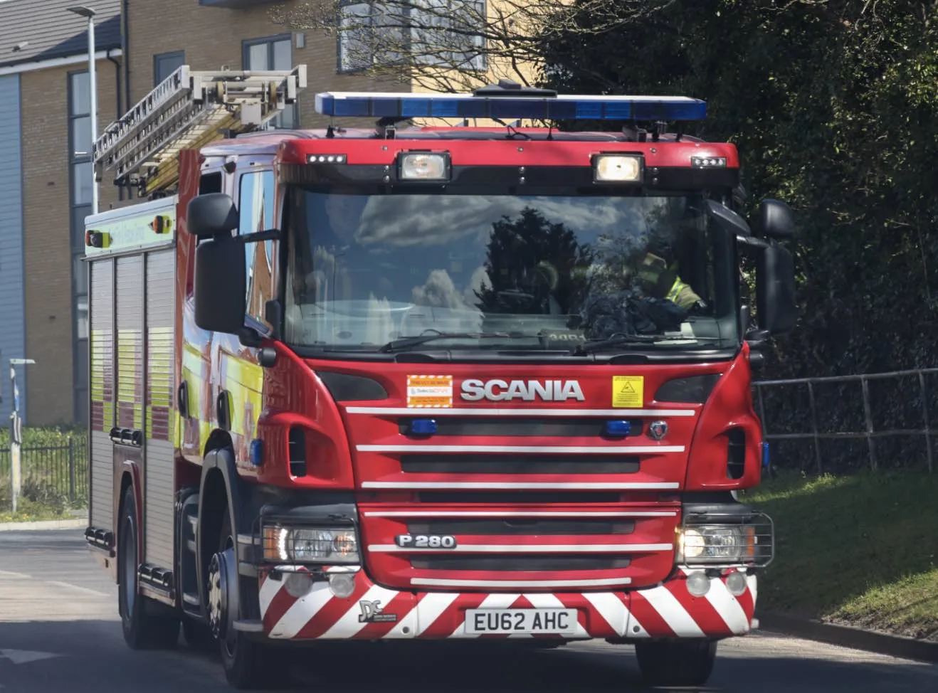 Kent Firefighters Tackle Margate Grass Fire Near Railway Lines