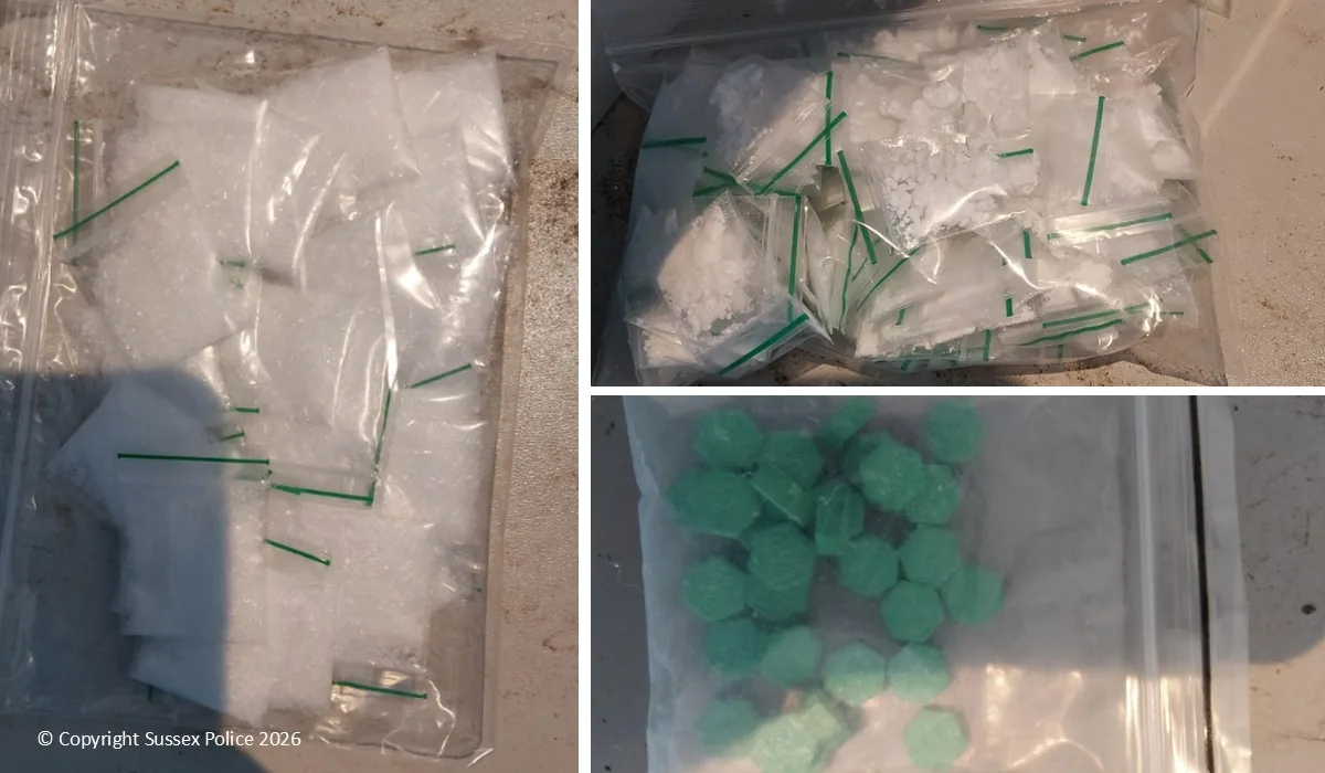 Brighton drug dealer caught posing as food delivery rider