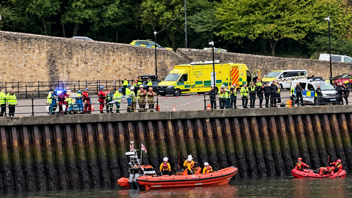 Three teenagers die after Audi plunges into River Wear as surviving 17-year-old arrested