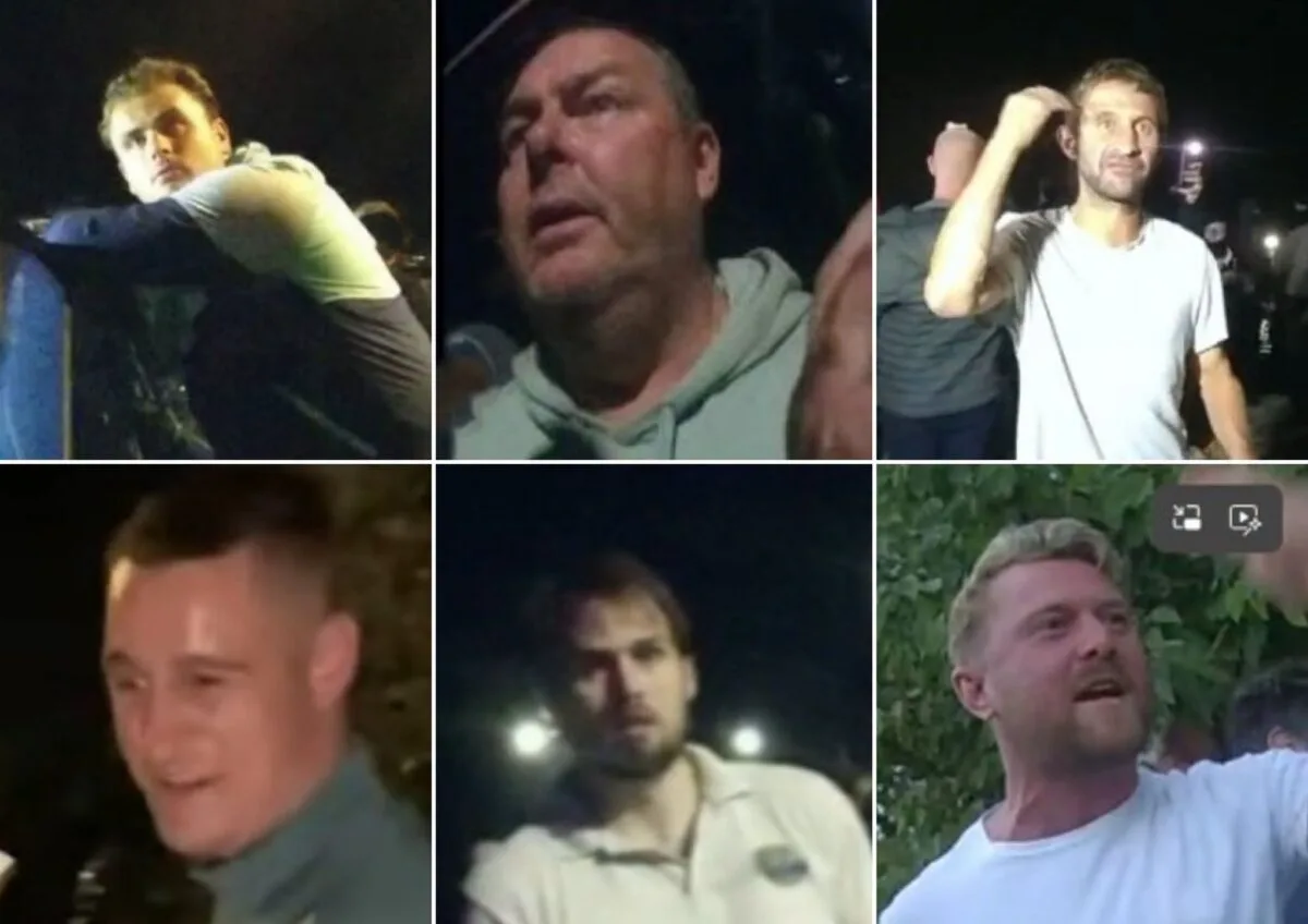 Police hunt six men after officers were assaulted during violent disorder at Eastney Marina