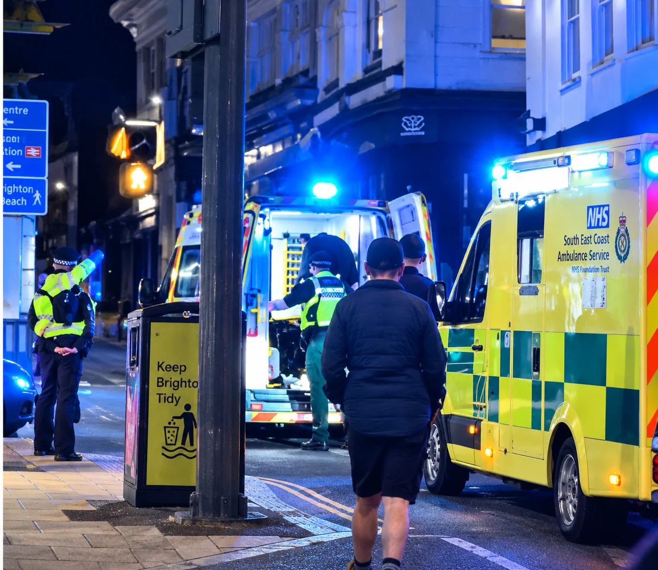 Two men charged with assaulting police officer after reported fight in Brighton