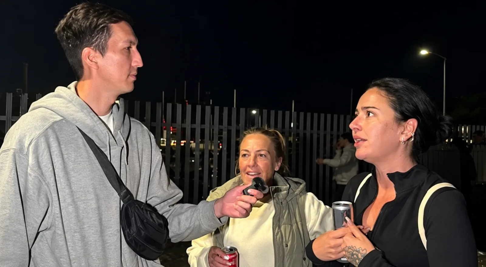 Sister of murdered Rhiannon Whyte joins anti-migrant protest as demonstrators confront asylum boat