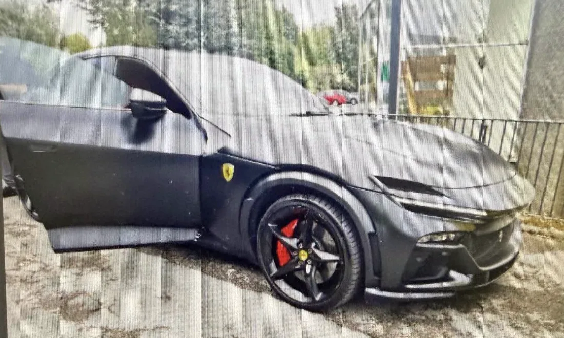 Police stop luxury car convoy on M6 over illegal plates and dangerous window tints