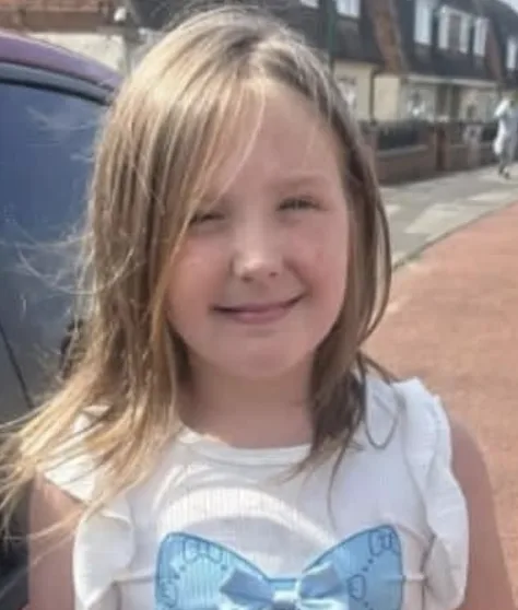 Pink and lilac balloons fill the sky in tribute to seven-year-old Valentina Foster