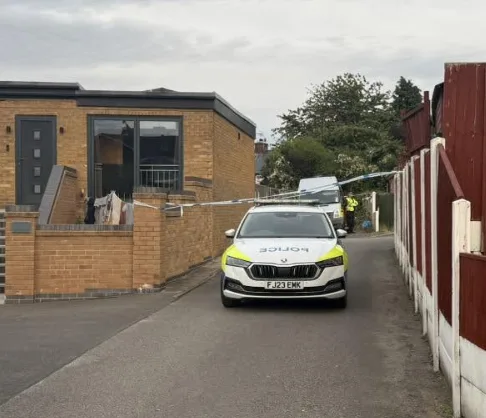Police remain at scene as murder investigation continues after woman found dead in Ollerton